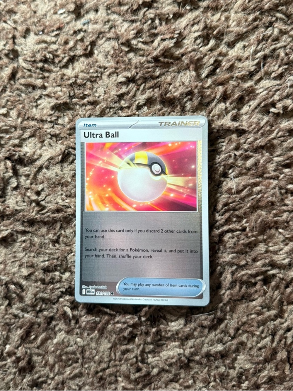Pokemon Ultra Ball 131/132 - Mega Evolution - Reverse Holo